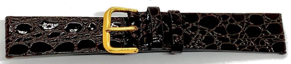 Correa de Reloj de Cuero Cocodrilo — Line3